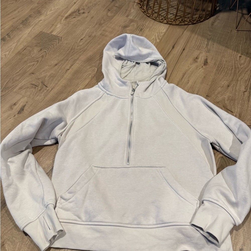 Danskin women’s Light Gray/Beige Zip Up Sweater